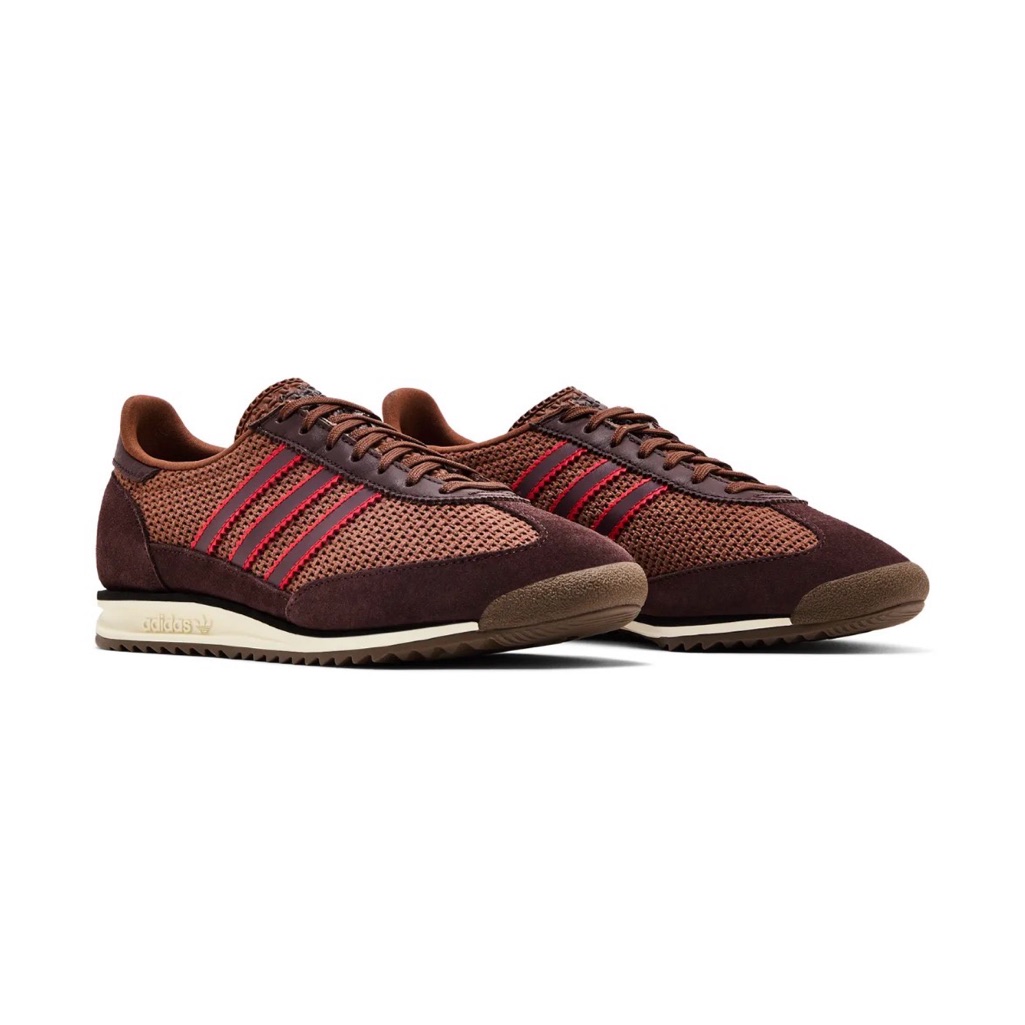 Adidas Women’s Brown And Red Retro Runner Sneakers